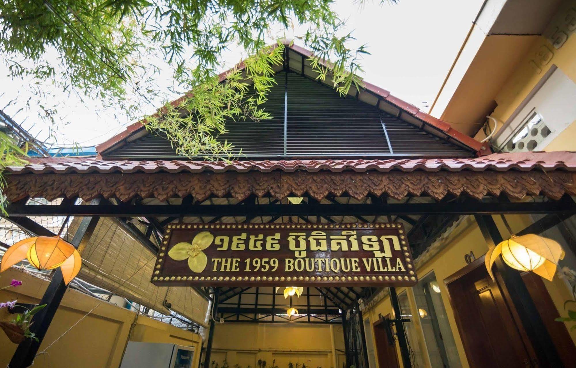 The 1959 Boutique Villa Phnom Penh Exteriör bild